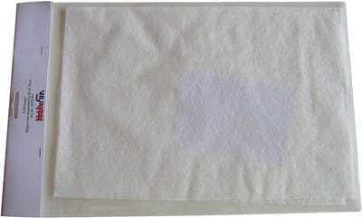 Strijkvlies - Vlieseline Tussenvulling - Kleding Maken - Dubbelzijdig - 50 x 75 cm - Wit