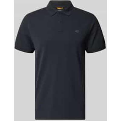 camel active Poloshirt met drukknopen - Maat - Donkerblauwmenswear-M