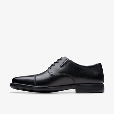 Cosgrove Hoed Zwarte Leren Schoenen