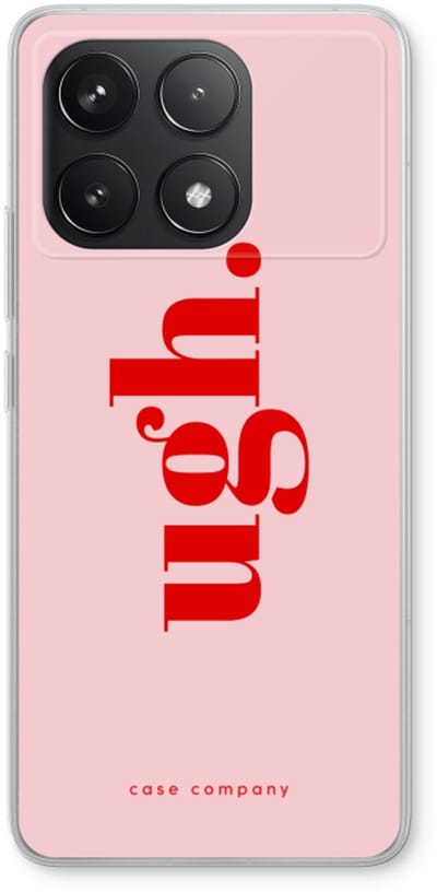 Case Company® - Hoesje geschikt voor Xiaomi Poco F6 Pro hoesje - Ugh - Soft Cover Telefoonhoesje - Bescherming aan alle Kanten en Schermrand