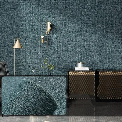 10 Meter / Rol 3D Zelfklevende Dikke Waterdichte Behang Linnen Gestructureerde Zuivere Kleur Huis Decoratieve Gerenoveerde Sticker 50cm*10m