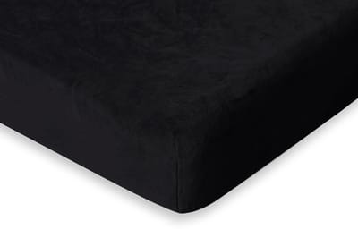 Eleganzzz Hoeslaken 200 gr/m2 Hoogwaardig Flanel Fleece 35cm Hoekhoogte - Black - 140x200 - Hoeslakens - Tweepersoons - Fluffy Hoeslaken