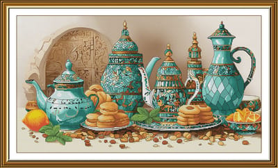 Borduurpakket Nova Sloboda - Oriental Sweets - Oosterse Lekkernijen