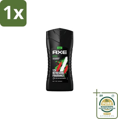 1 x Axe – Douchegel – Africa – 250 ml- Axe Africa Douchegel - Axe Africa Geur - Douchegel Voor Mannen - Exotische Geur - Mannelijke Geur