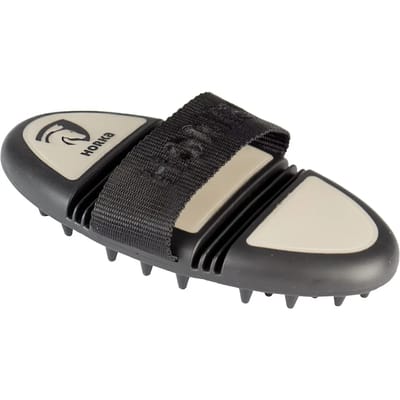 Horka Flexi Massage Borstel Soft Grip Beige/Zwart - One size