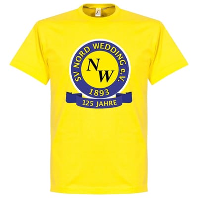 SV Nord Wedding Centenary T-Shirt - Geel - M