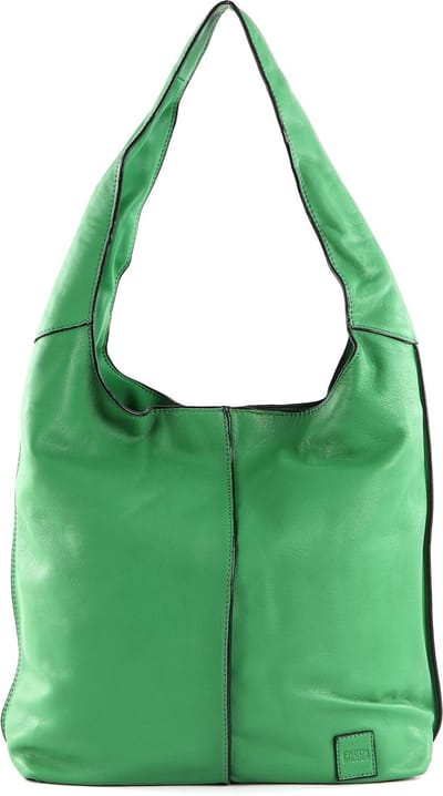 FREDsBRUDER Leren Schoudertas FB 100 II Shoulderbag Electric Green Groene
