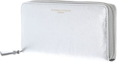 GIANNI CHIARINI Portemonnee Laminato Wallet Argento Zilverkleurig