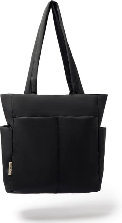 Babyluiertas, gewatteerd van functionele stof, multifunctionele babytas, handtas met wikkelfunctie, Family Bag, babyreistas, minimalistisch, zwart