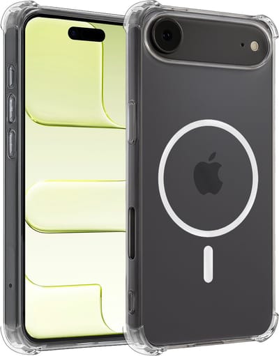 Hoesje - Geschikt voor Apple iPhone Air - Magsafe Compatible - Sterk & Shockproof - Back Cover - Shock Proof Case - Telefoon Hoes Shockproof - Telefoonhoesjes - Transparant