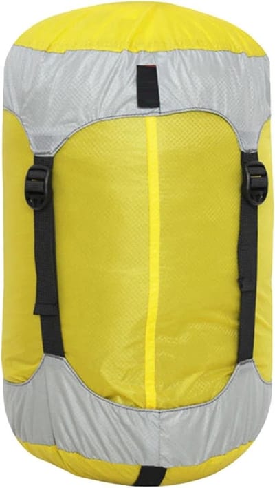 Compressietassen - Reistassen Opbergzakken - Ruimte Besparen - Waterdicht Anti-scheur - Maat M - Geel