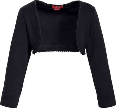 La V Bolero meisje Zwart 116-122