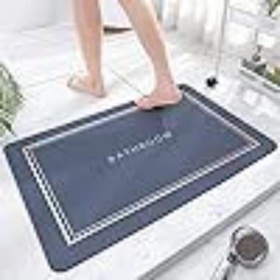 Eenvoudige Keuken Absorberende Mat Badkamer Antislip Deurmat Huishoudelijk Sneldrogend Zacht Diatomeeënaarde 60 * 90Cm