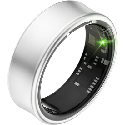 Focus® S2 Slimme Ring - Zilver - Maat 9 - AI Coach - Hartslag - Menstruatiecyclus - Slaap Monitor - Herstelscore - Slimme Ring - Sport Prestatie - Stappenteller - IP68 Waterdicht - O2 Meting - Dames - Heren - Wearables - Oplaad Case - beschermring