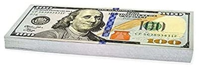100 x $100 Speelgeld Bundel - Realistische Dollar Rekwisieten voor Creatief Gebruik