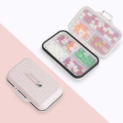 Handige Weekdoos voor Medicijnen, 7 Compartimenten, Plastic Pillendoos voor Supplementen en Vitaminen, Ideaal voor Thuis en Op Reis