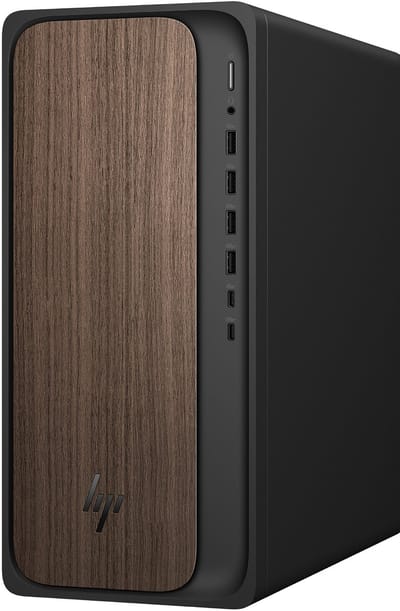 HP OmniDesk Desktop AI M03-0750nd Intel Core Ultra 5 225 16 GB DDR5-SDRAM 512 GB SSD Windows 11 Home Tower PC AI PC Hout, Zwart