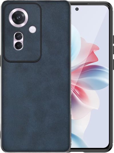 Casemania Hoesje Geschikt voor Oppo Reno 11F - Reno 11 F - Blauw - Back Cover