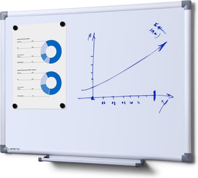 Scritto® Economy Whiteboard 60 X 45 cm - WBNECS60X45