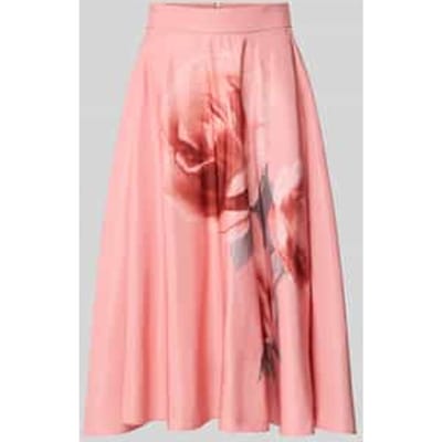 Midirok met bloemenprint model 'Darra'
