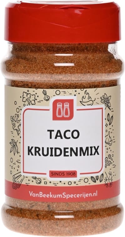 Van Beekum Specerijen - Taco Kruidenmix - Strooibus 160 Gram