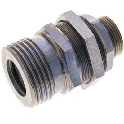 Stalen Hydraulische Koppeling Snelkoppeling 28 mm L Snijring ISO 14540/8434-1 D M54 x 4