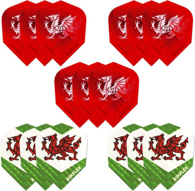 Dart Flights Zwart Nummer 6 Voor Dartpijlen
