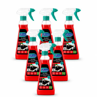 Dr. Beckmann RVS & Glaskeramiek Reiniger 6 x 250 ml – Voor Inductie, RVS & Ovenruit