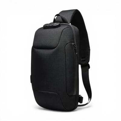 Anti-Diefstal Sling Bag - Crossbody Rugzak - Waterdichte Schoudertas - Laptop - Tablet Tas - Met Cijferslot - Zwart