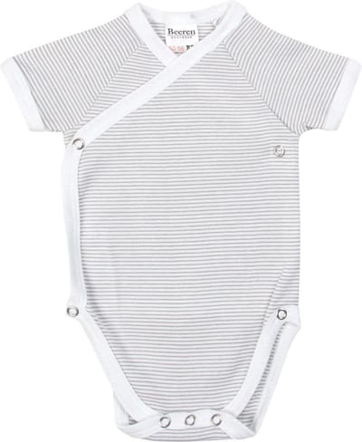 Beeren Bodywear Unisex Romper - Grijs - Maat 62/68