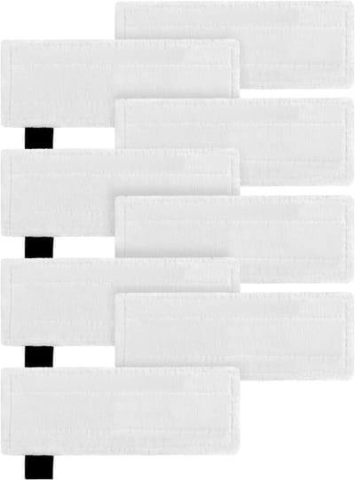 Microvezeldoeken Set - Stoomreiniger Doeken - Effectief Reinigen - Optimale Absorptie - 8 Stuks - Grijs