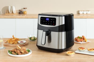 Swiss Pro+ - Airfryer 10L XXXL - Zwart - SP-AF10L - Intelligente Heteluchtfriteuse Digitaal- 10L - XXXL - New Model 2026 - Touchscreen - TURBO Opwarmen - Piano Black - zwart - 10 liter