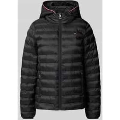 Gewatteerd jack met labelstitching