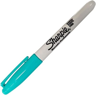 Permanente stiften met fijne punt, 3 stuks (Aqua)