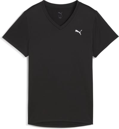 PUMA W TAD ESSENTIAL VNECK Tee Dames sportshirt - Puma Black