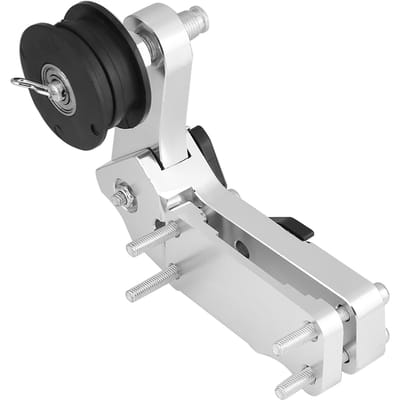 Motorfiets Versteller Kettingspanner Roller CNC Aluminiumlegering Universeel Gereedschap (Zilver) zilver