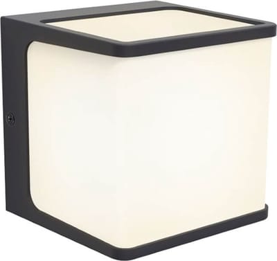 LUTEC Doblo - Wandlamp voor buiten - LED - 3000K - Donkergrijs