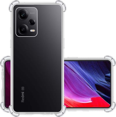 Hoesje - Geschikt voor Xiaomi Redmi Note 12 Pro+ - Sterk & Shockproof - Siliconen Case - Back Cover - Telefoon Hoes Shock Proof - Transparant