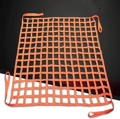 Hijsbanden Ladingnet - Laadband Hijsnet - Vracht Vervoeren - Sterk Nylon Materiaal - 1.5 x 1.5 Meter - One Color