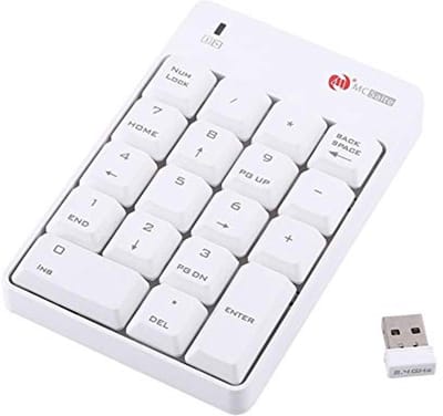 Draadloos USB Numeriek Toetsenbord - 18 Toetsen voor Laptop en PC