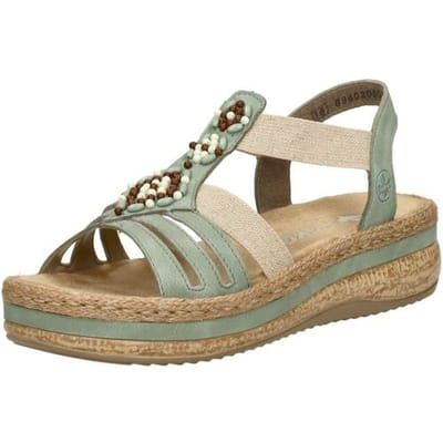 Rieker Sandalen Plat Sandalen Plat - Mint - Maat 41