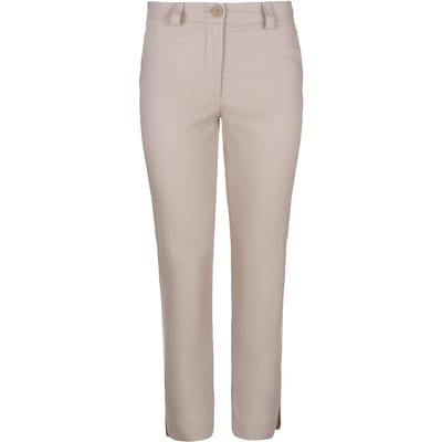 Beige denimkatoenen spijkerbroek