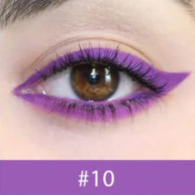 Waterproof Matte Gel Eyeliner - 10 Purple - 0.2g