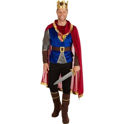 dressforfun - Herenkostuum koning M - verkleedkleding kostuum halloween verkleden feestkleding carnavalskleding carnaval feestkledij partykleding - 301216