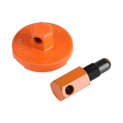 Dailygoody - Clutch Removal Tools - Universele Piston Stop Chainsaw - Ideaal voor Clutch Service - Oranje en Zwart - Verwijderingsgereedschap - V