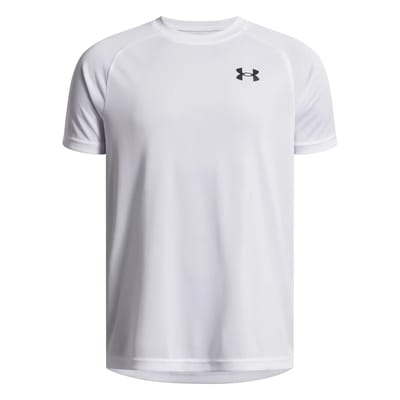 Under Armour Tech T-shirts Kinder - Wit - Maat 137 - 149 CM - Poly Jersey