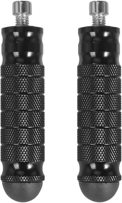 Opklapbare Voetsteunen - Motorsteunen - Comfortabel Rijden - CNC-gefreesd Aluminium - 2 stuks - Zwart