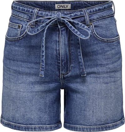 ONLY - ONLGIANNA MW BELTED SHORTS AZG DNM NOOS Dames Korte broek