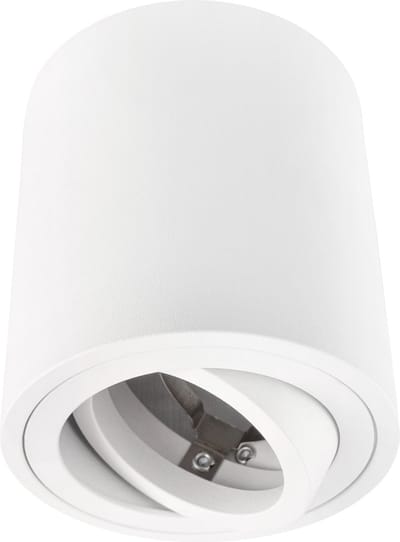 Ledvion - LED Opbouwspots - Dimbaar - Wit ø80mm - IP20 - GU10