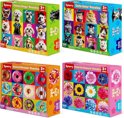 100-Delige Kinderpuzzel Educatief Speelgoed voor Jongens en Meisjes van 3 tot 8 Jaar